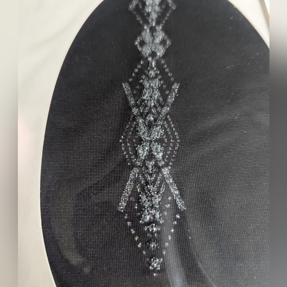 Japanese brand pantyhose/tights patterned with beading - Picture 4 of 4